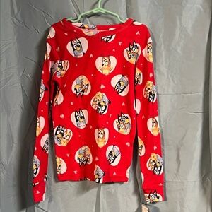 Pajama Top Bluey size 8